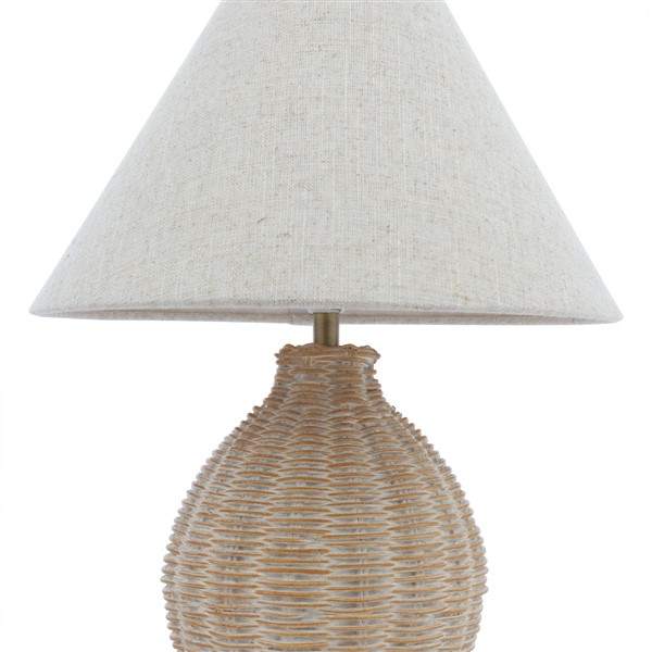 (image for) Laura Ashley Fernhill Table Lamp Matt Cream With Shade